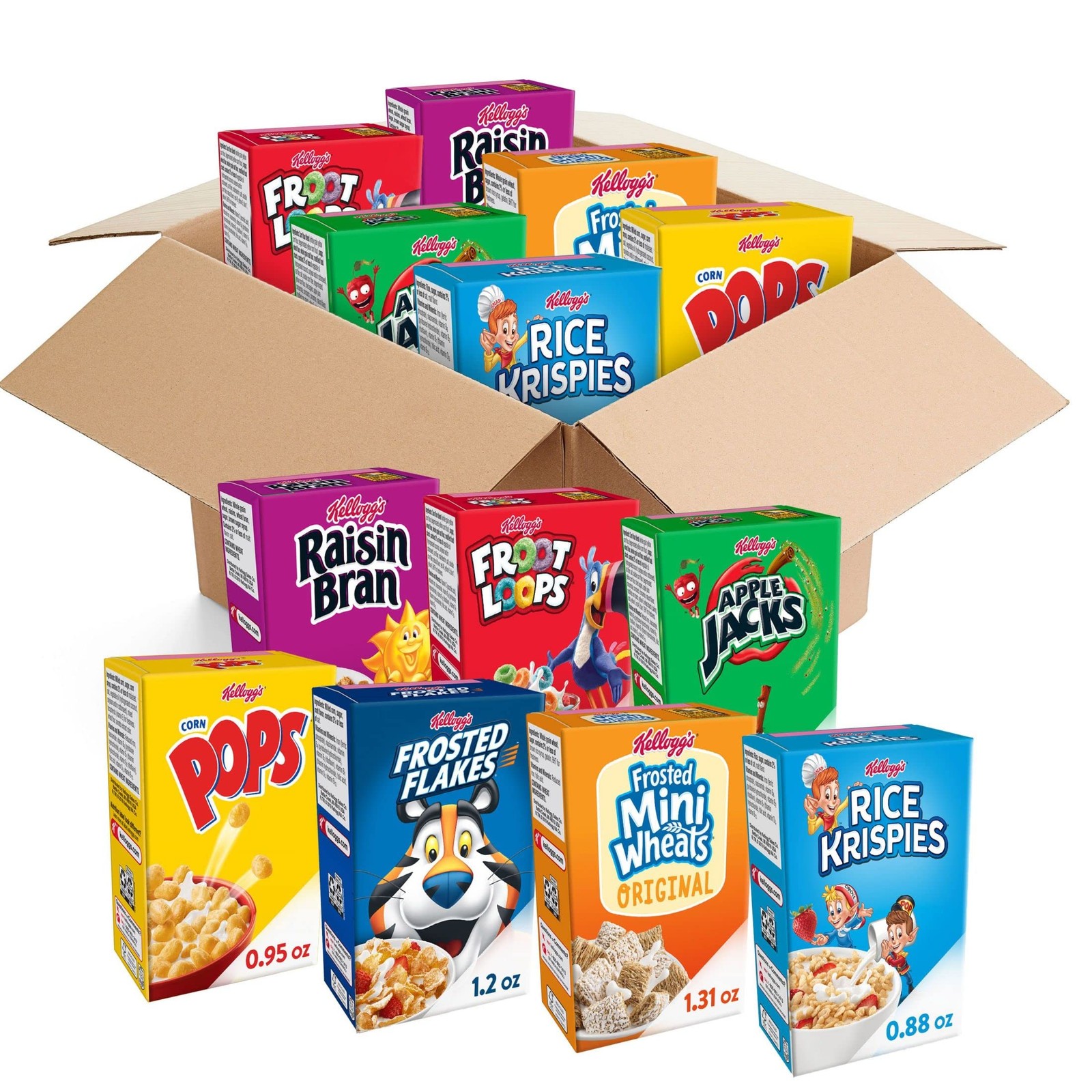 Cold Breakfast Cereal, Bulk Pantry Staples, Kid Snacks, Variety Pack (48 Boxes) gallery
