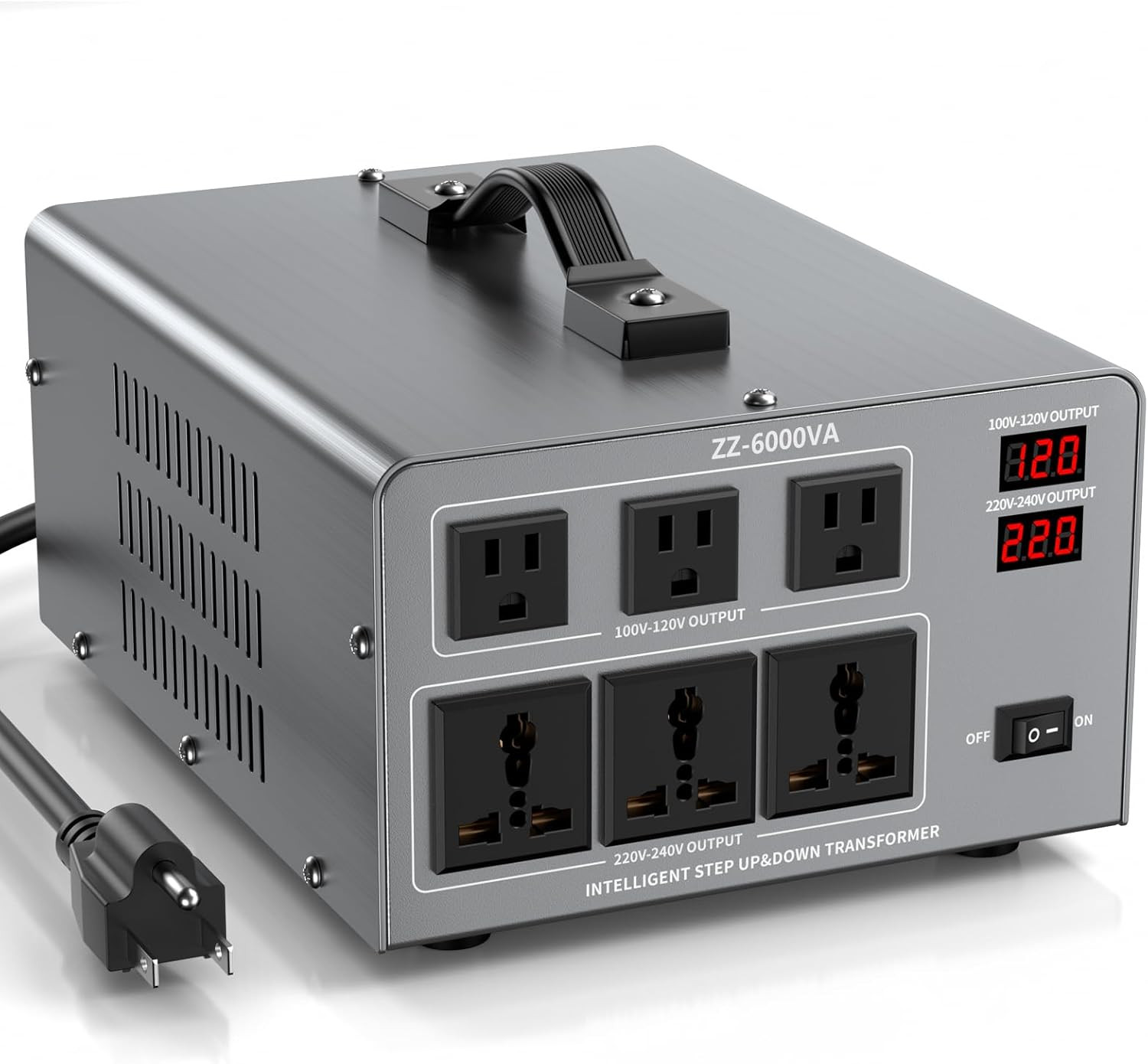 6000W Voltage Converter Transformer Step Up/Down 110V/120V to 220V/240V, Auto gallery