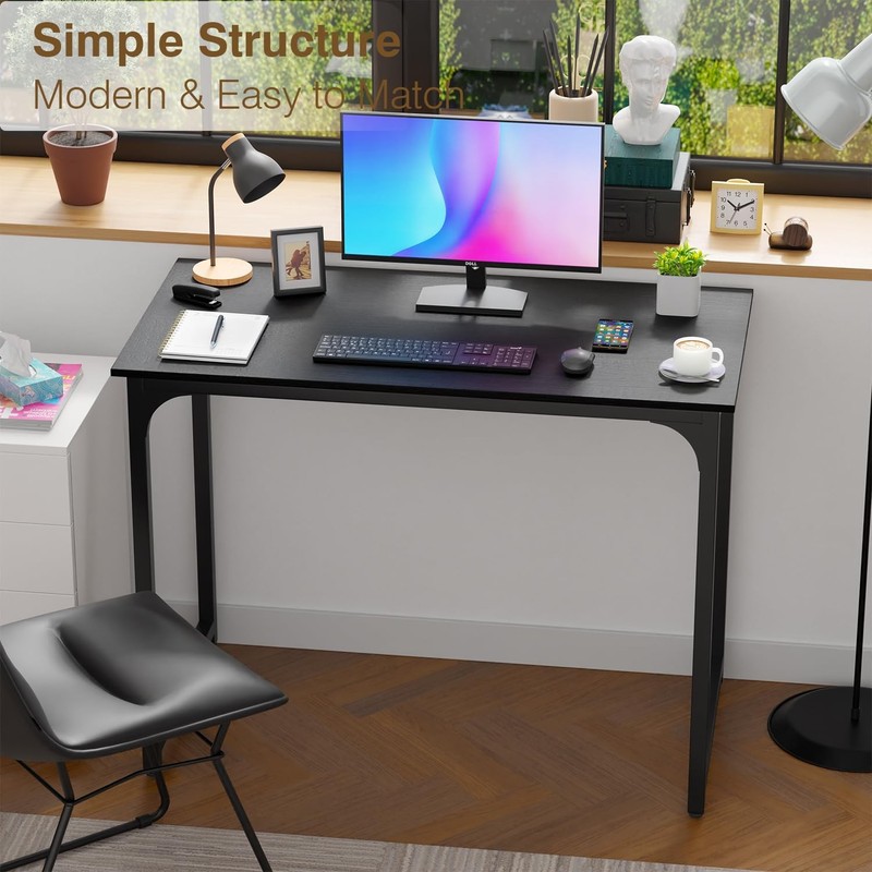 Fdw 39 Inches Computer Desk Modern Simple Style Desk For Home Office Study gallery