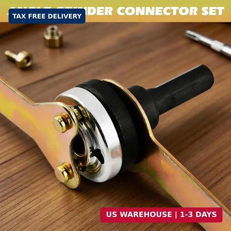 10mm 5Pcs Drill to Angle Grinder Adapter Set – Variable Rod Converter Tool gallery