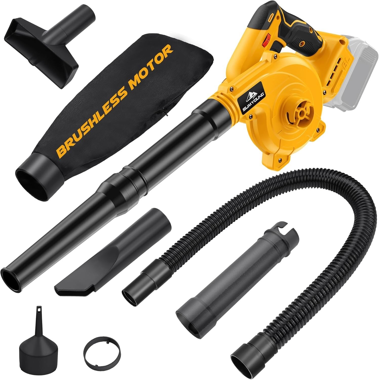 DEWALT DCE100B 20V Handheld Leaf Blower Cordless Battery Not Included - Yellow gallery