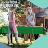 Party Solids Plastic Table Cover Roll 40" X 300' Table 300 Feet Emerald Green gallery