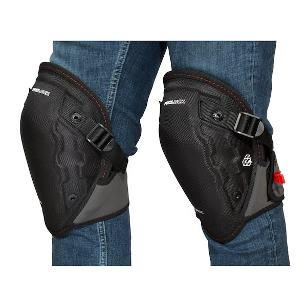 Prolock Gel Knee Pads,PR 93181 One Size Fits All Plastic Black gallery