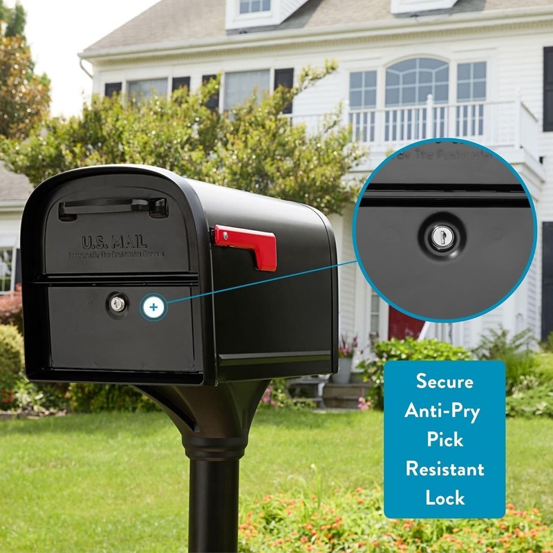 Extra Large Oasis 360 Locking Mailbox with Double Door - Stylish and Strong gallery