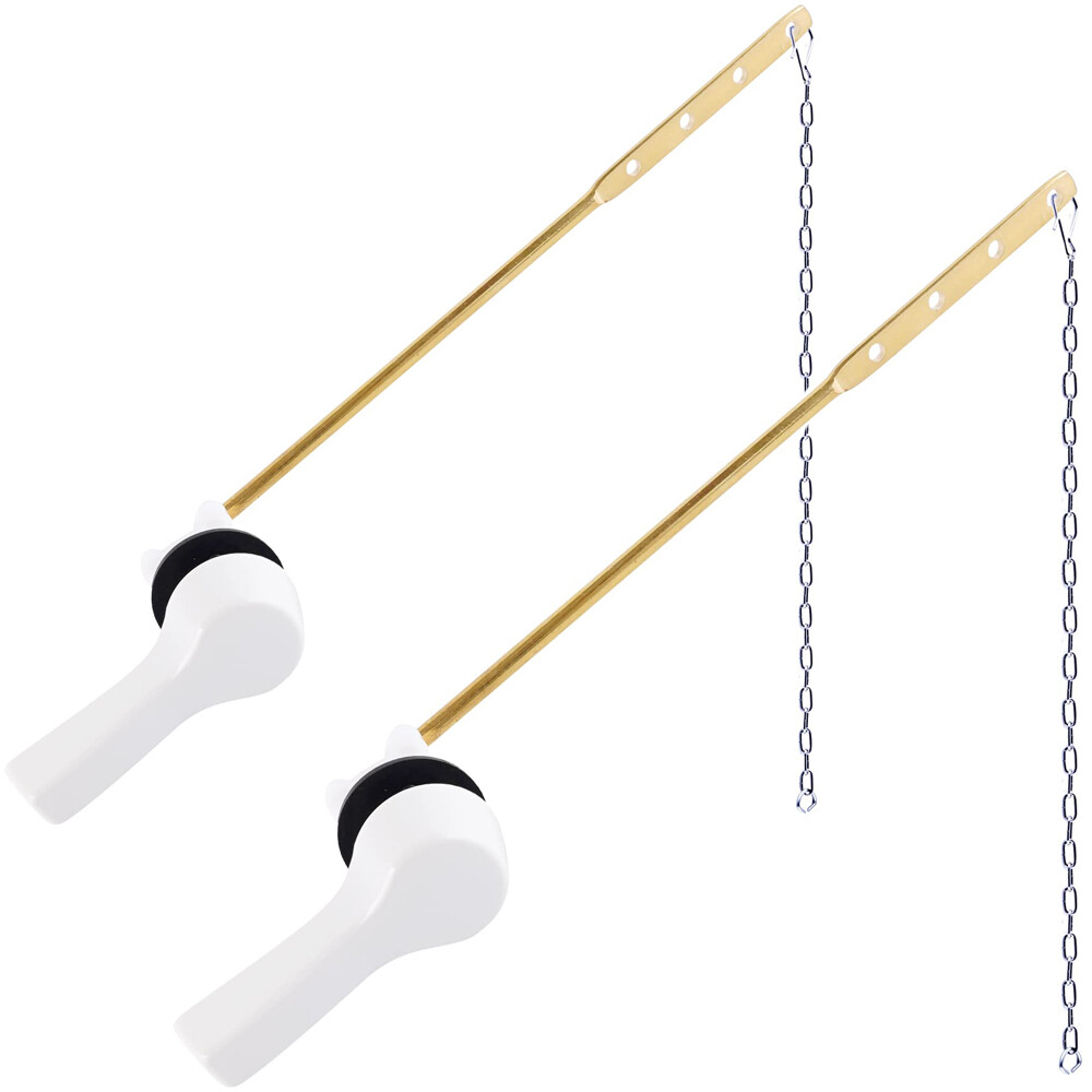 Universal Toilet Handle Tank Flush Lever Fits Most Front Mount Tanks 2 Pack gallery