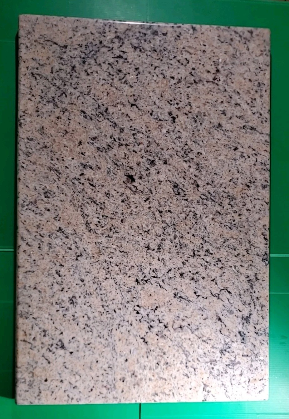 KITCHEN CUTTING BOARD GRANITE 29 POUND SLAB 24"X16"X7/8"INCH.GLOSSY MULTICOLOR. gallery