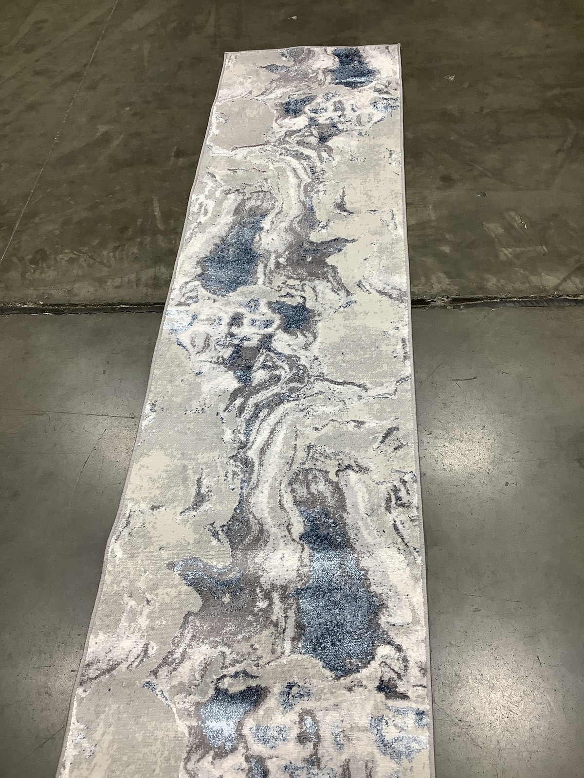 GREY BLUE 2'-0" x 10'-0" Broken Thread Rug, Reduced Price 1172684138 ALA277F-210 gallery