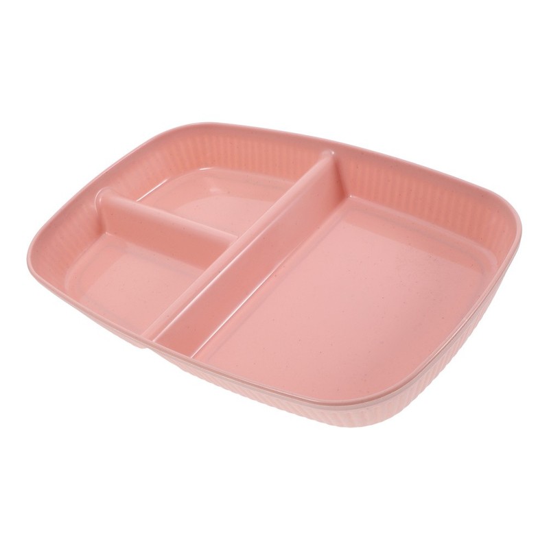 Divided Serving Plate Reusable Portion Control Food Adults Plates gallery