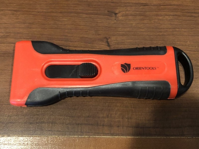 Scraper Razor Blades Mini Plastic Retractable with 5 Blades Window Scraper gallery