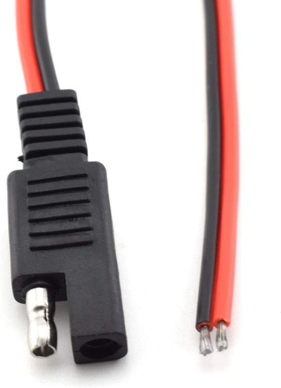 High-Quality 1ft SAE Extension Cable, 10A Quick Connector for Solar Batteries gallery