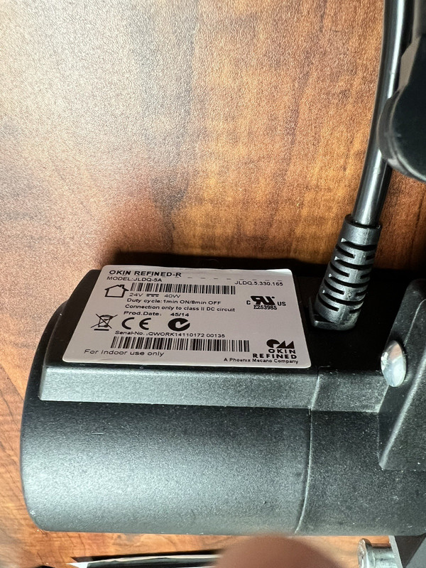 OKIN Adjustable Bed Base Control JLDQ-5A JLDQ.5.330.165 Head/Foot Motor gallery