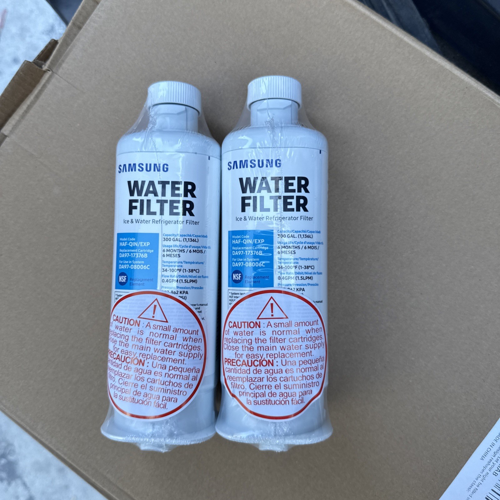 (2-Pack) Genuine Samsung HAF-QIN/EXP Ice Water Filter Refrigerator DA97-17376B gallery