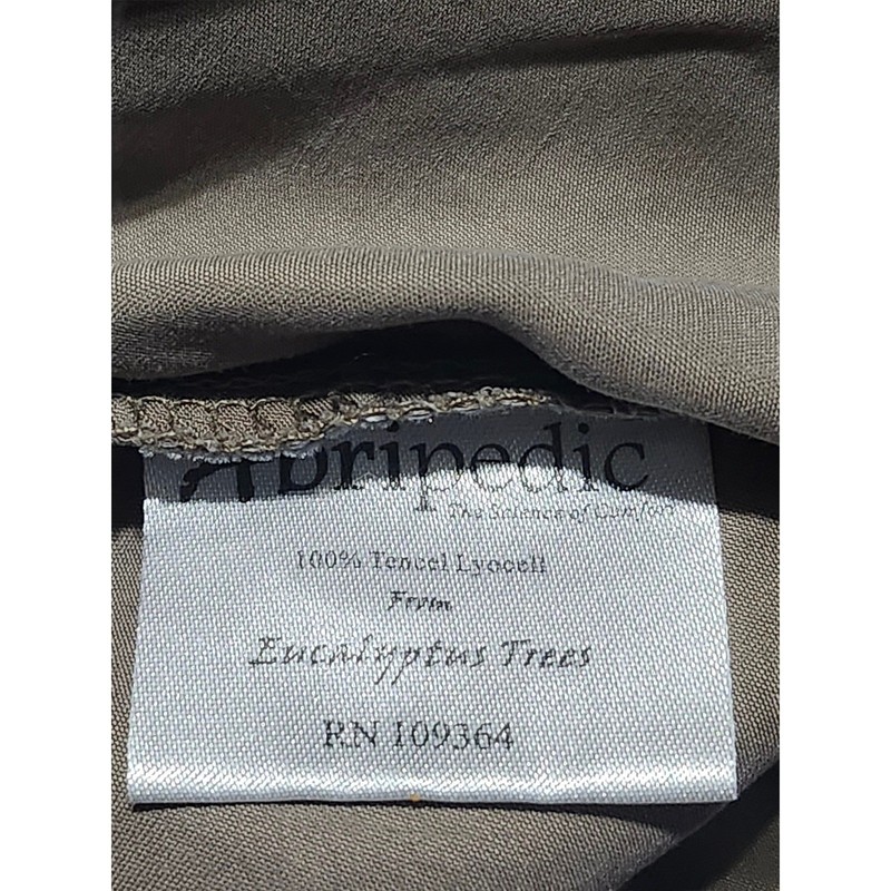 Abripedic King Pillowcases Set 100 Tencel Lyocell Eucalyptus Cooling Gray 600TC gallery