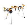 WORKESS Portable Miter Saw Stand with 6.75 in Wheels 330 lbs Load Capacity He... gallery