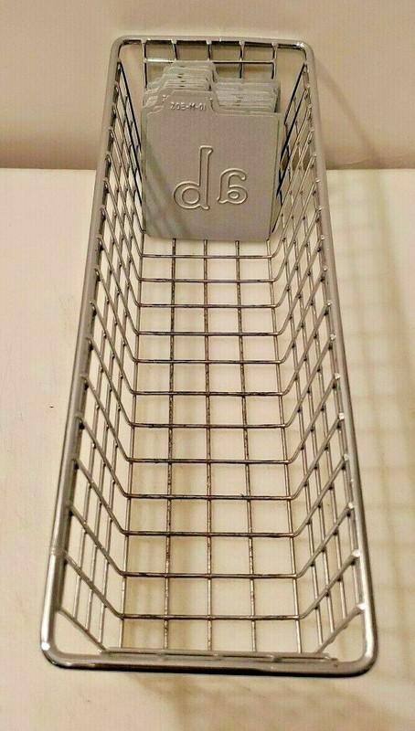 Small Wire Storage Baskets for Crafts Flatware Office Supplies & More 9 x 3 x 2 gallery