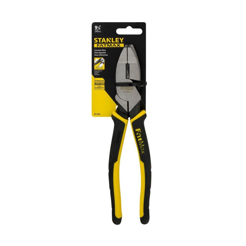 Stanley 9-1/2In Fatmax Lineman Cutting Pliers gallery