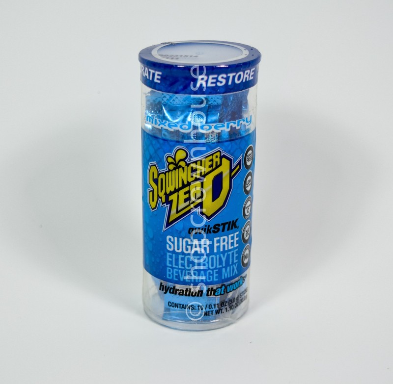 4 Sqwincher Zero MIXED BERRY Electrolyte Replenishment 10 Sticks 40 Total 1.1oz gallery