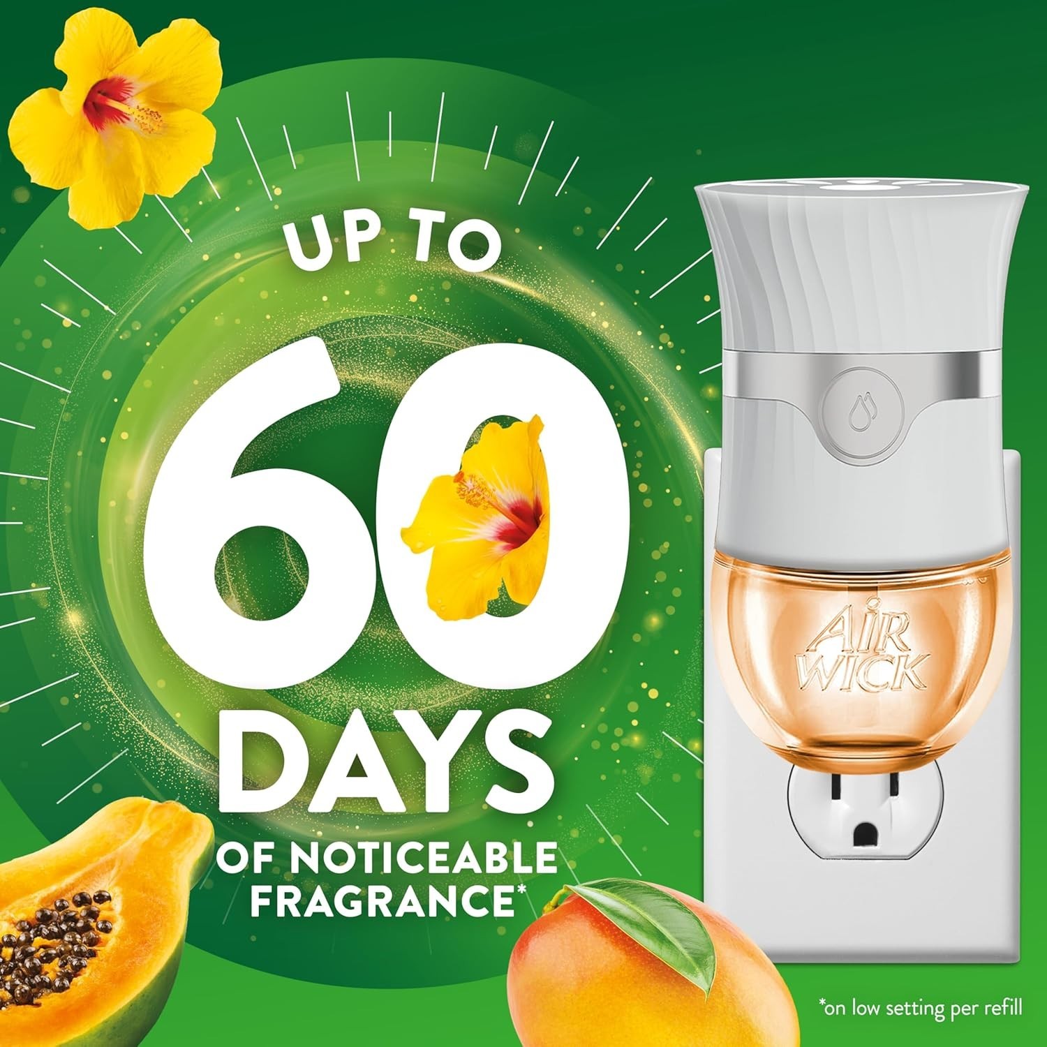 Air Wick Plug in Scented Oil Refill, 7 ct Hawaii, Air Freshener, Essential Oils. gallery