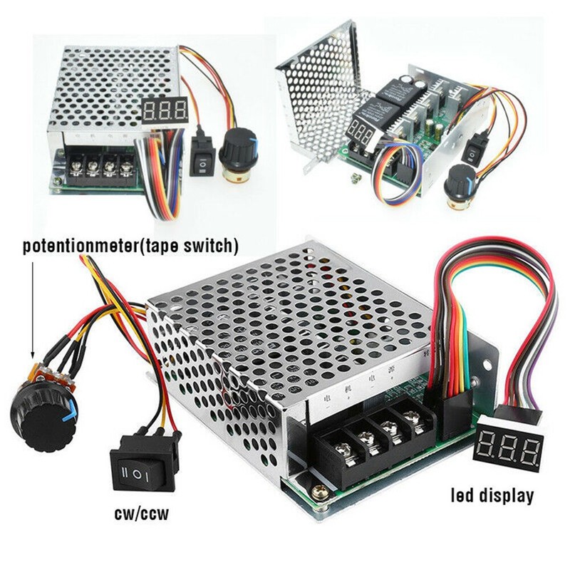 10-55V 60A 5000W Reversible DC Motor Speed Controller PWM Control Soft Start YA gallery