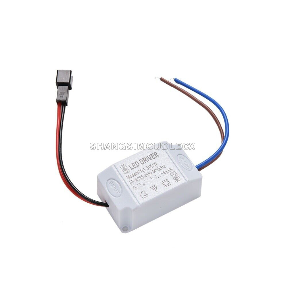 LED Electronic Transformer Smart Power Supply Driver 3X1W AC 85V-265V to DC 12V gallery