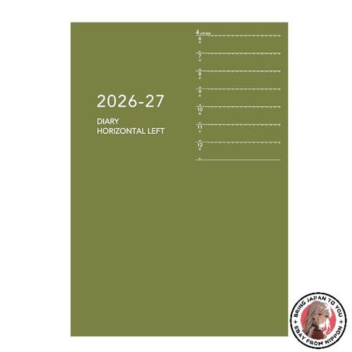 NEW Daigo 2026 Planner Appointment Weekly Left A5 Green E9329 Starting in April gallery