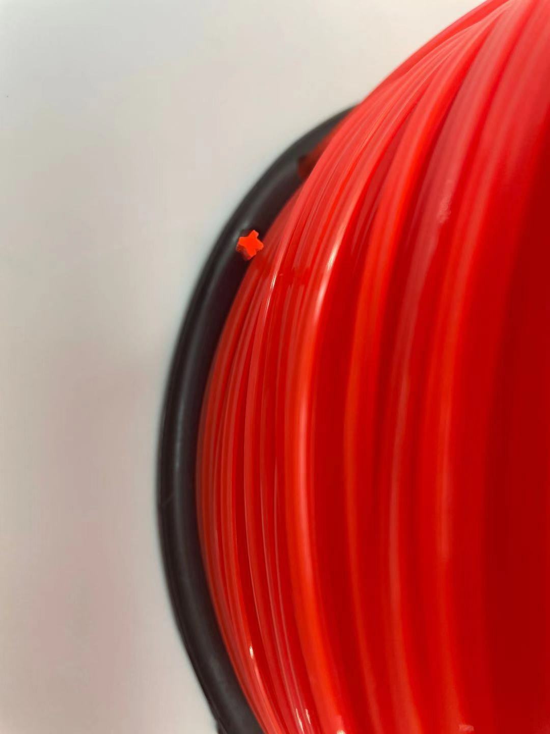 5lb .095 Star Orange Commercial String Trimmer Line Fits Crossfire Shape gallery