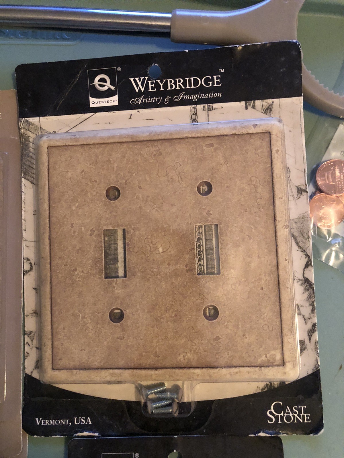 Weybridge - Cast Stone Lot - Switchplates Etc- READ IN FULL gallery