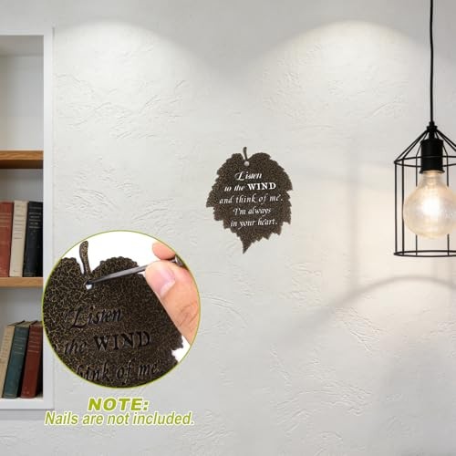 Replacement Wind Catcher, Leaf Wind Chime Sail Pendant Replacement Parts with gallery