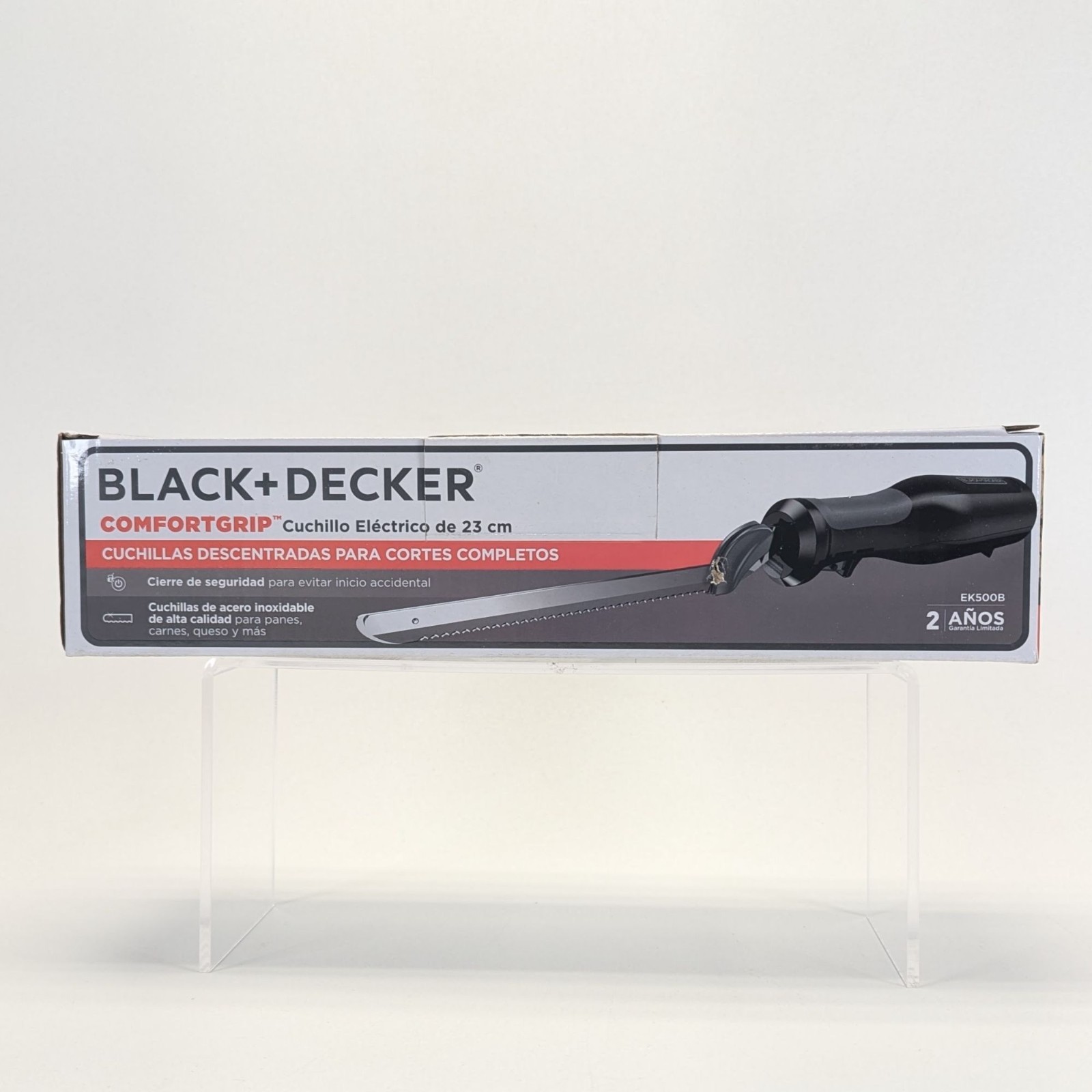 BLACK + DECKER EK500B 9" Stainless Electric Carving Knife - New gallery
