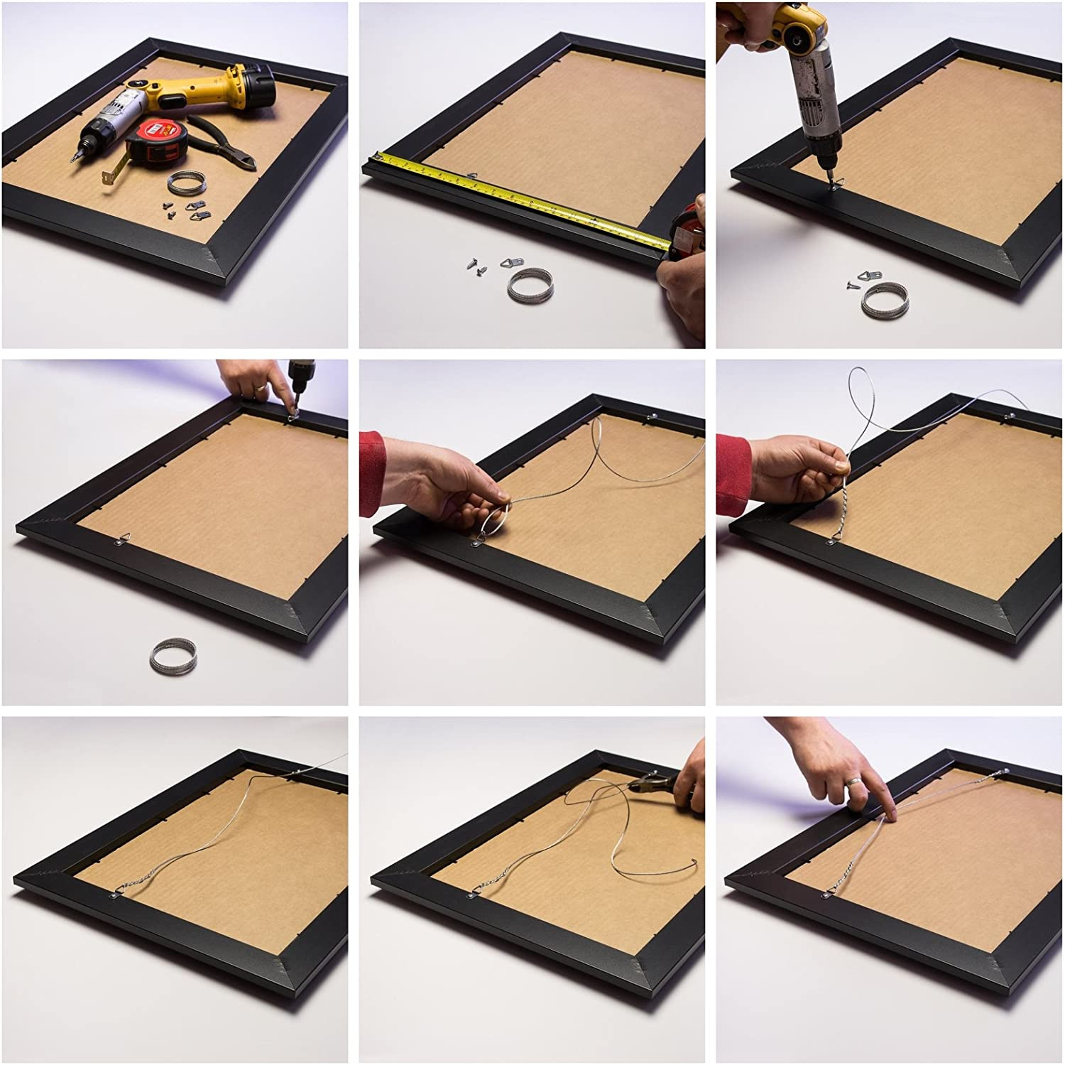1WB3BK 20 X 24 Inch Black Picture Frame Matted to Display a 16 X 20 Inch Photo gallery