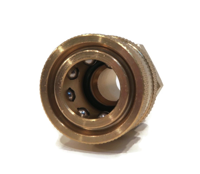 3/8" MPT Brass Quick Connect Coupler for Power Pressure Washer Water Pump Socket gallery