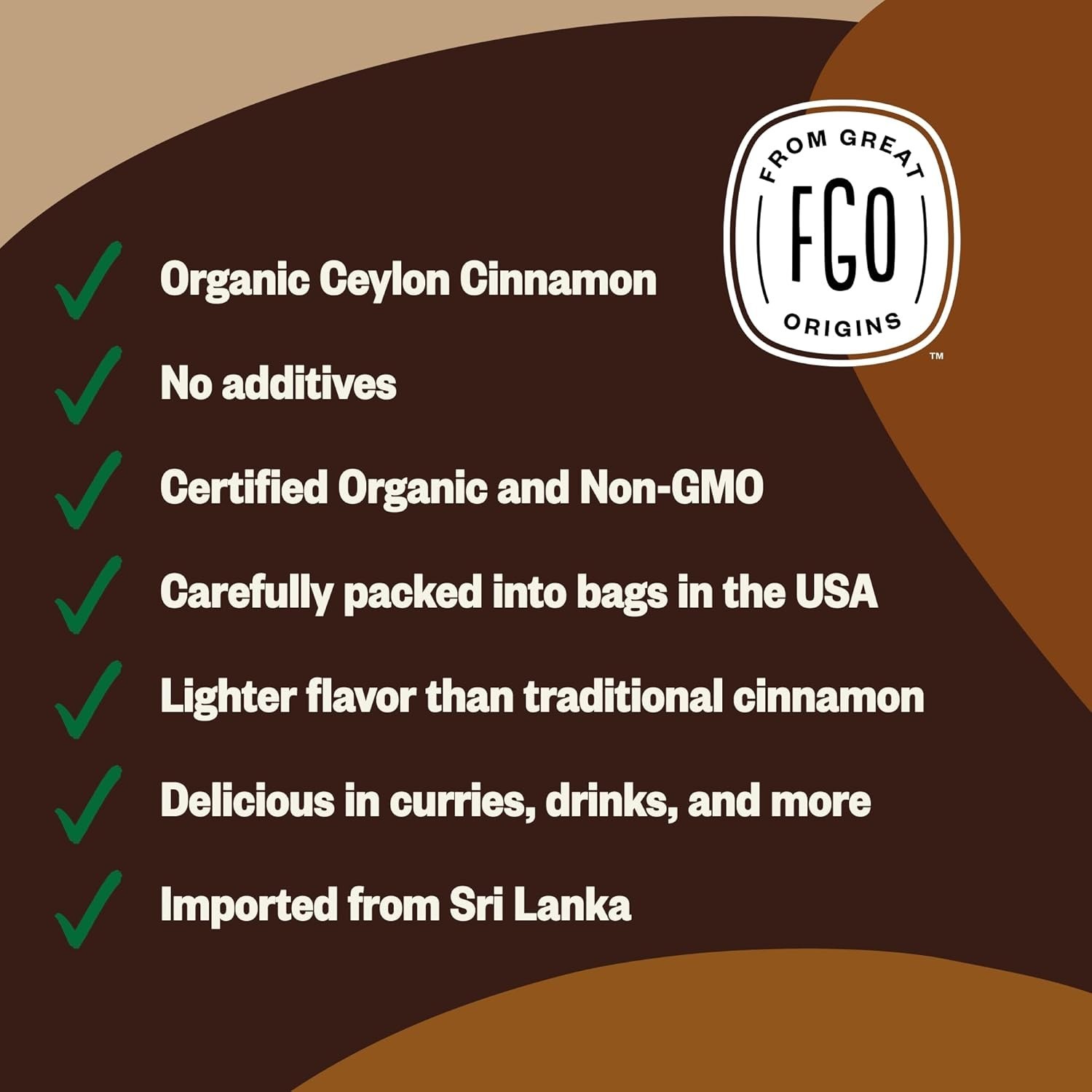Organic Ceylon Cinnamon Powder, 2 Ounce or 16Oz Pure Sri Lanka Cinnamon gallery