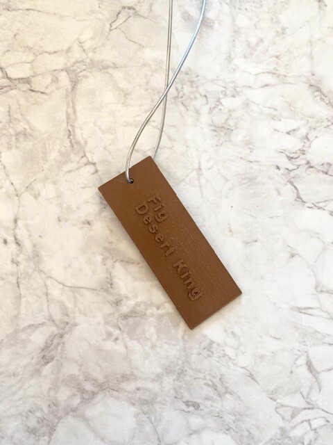 5-Pack PETG Custom Tree Tags – UV Resistant, Printed Embossed Marker gallery