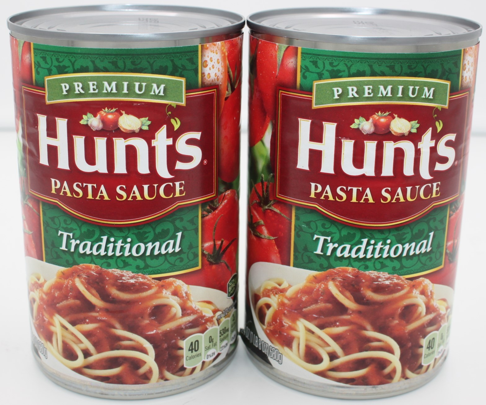 Hunt's 2-PACK Premium Traditional Spaghetti Tomato Pasta Sauce 48 oz BB 07/2027 gallery