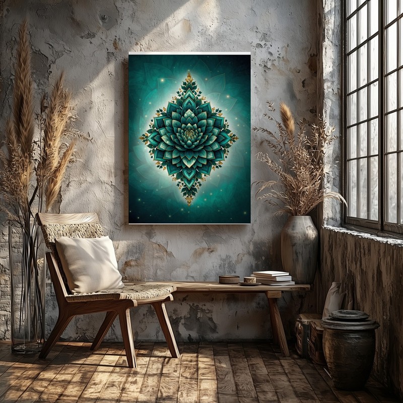 Create An Intricate Mandala Design Featuring A Wall Art Canvas Print Home Decor gallery