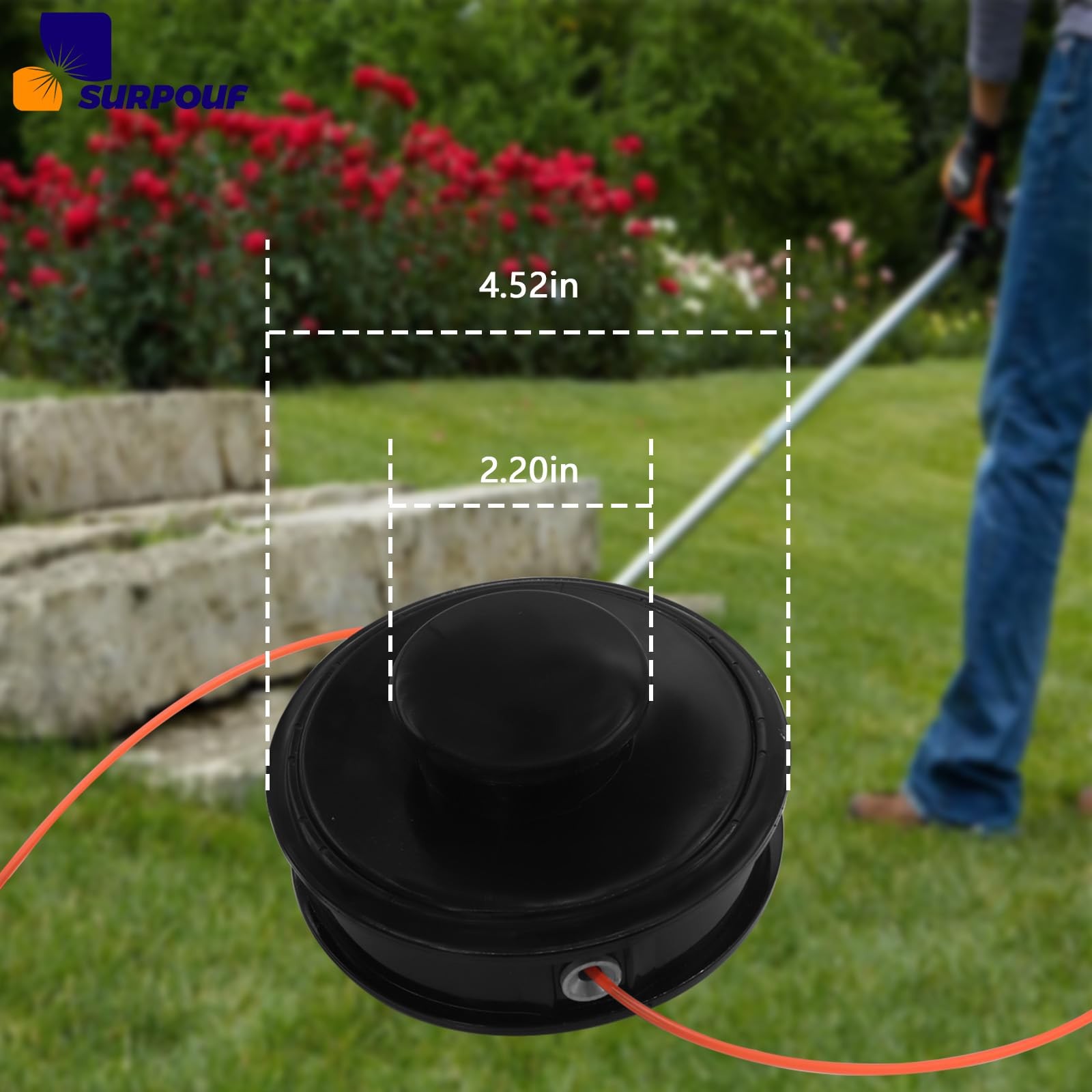 SURPOUF 21560070 Weed Eater Trimmers Replace Trimmer Head Accessory Fits for ... gallery