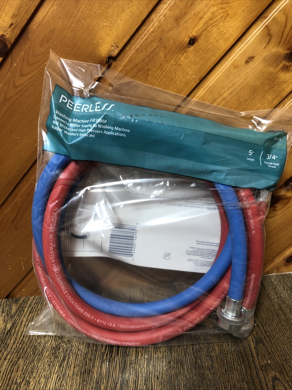 Peerless Washing Machine Hoses 2-Piece Hot & Cold Hoses Brand New gallery