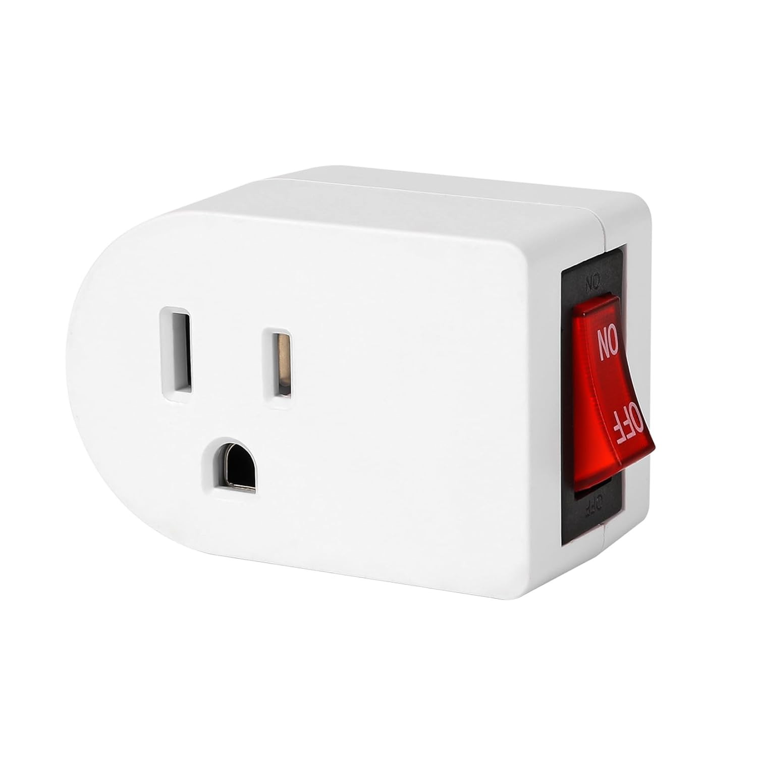 Single Outlet Wall Tap Adapter with On/Off Switch and Surge Protection gallery
