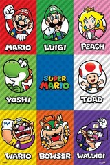 Poster Studio B – Nintendo Super Mario Peach Luigi Toad Yoshi 24×36″ NEW P2101