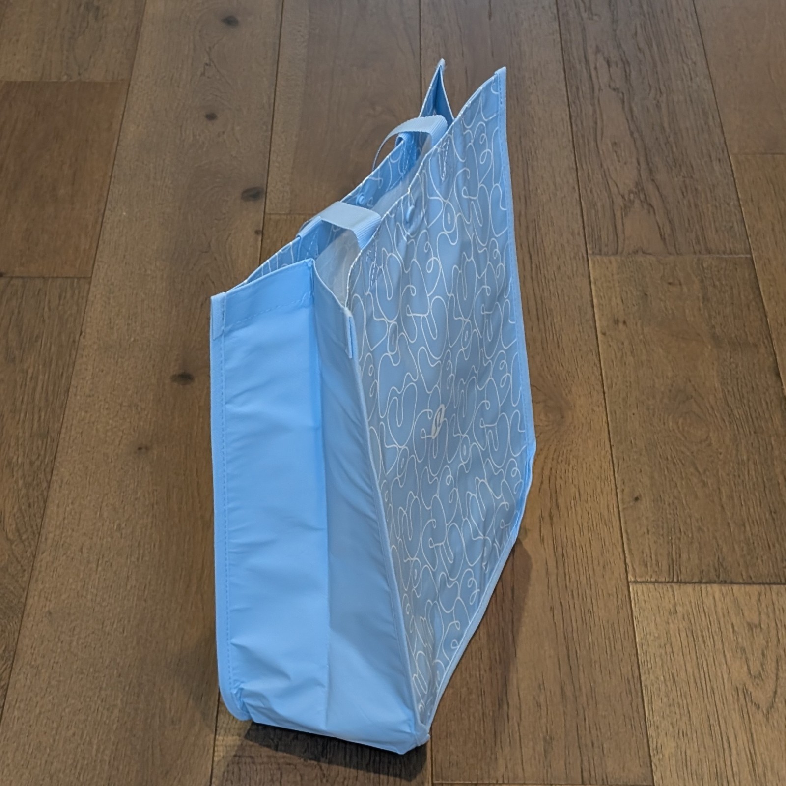 Lululemon Large Reusable Shopping Tote Lunch Bag 🩵 Light Blue 🩵 *NEW!* Ships⚡ gallery