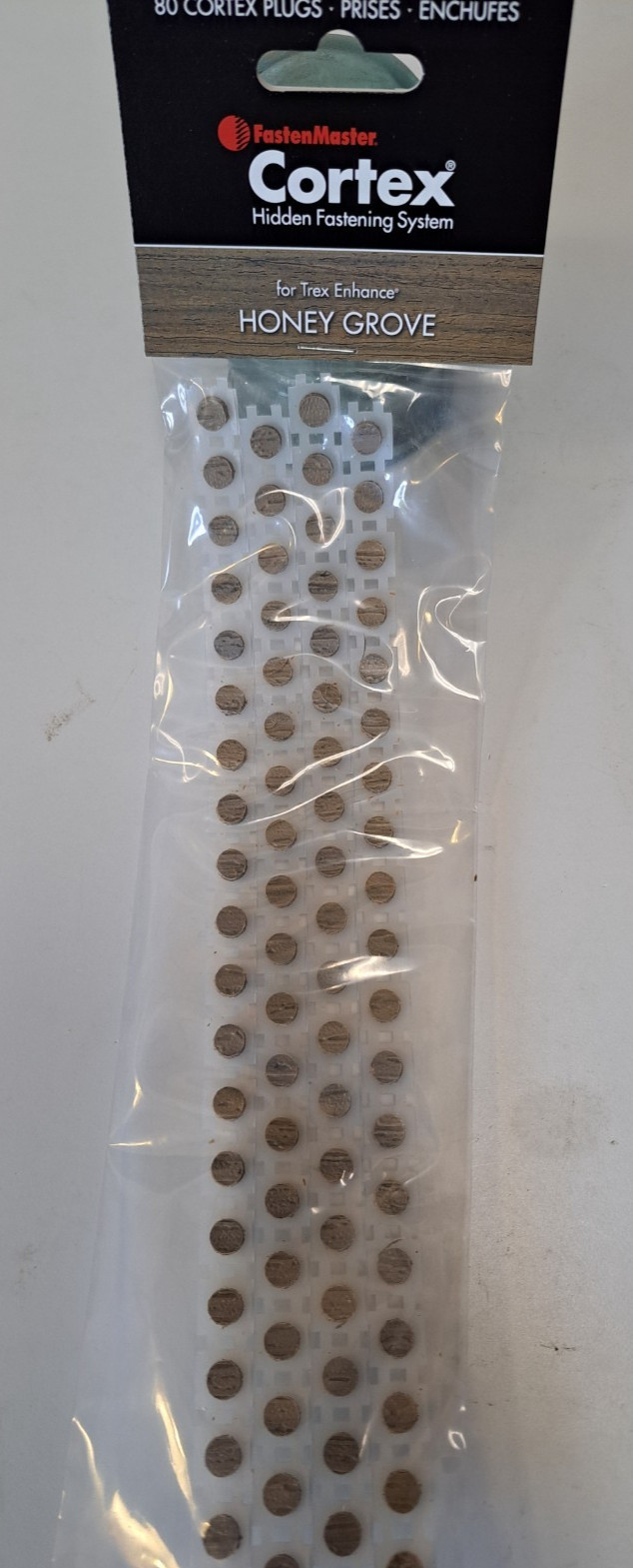 80 HONEY GROVE COLLATED FASTENMASTER CORTEX TREX DECKING PLUGS ® COMPOSITE gallery
