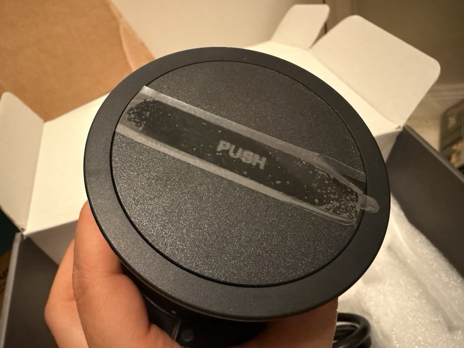 Pop Up Countertop Outlet Circular 4 Sided USB-A & -C Ports & Wireless Charging gallery