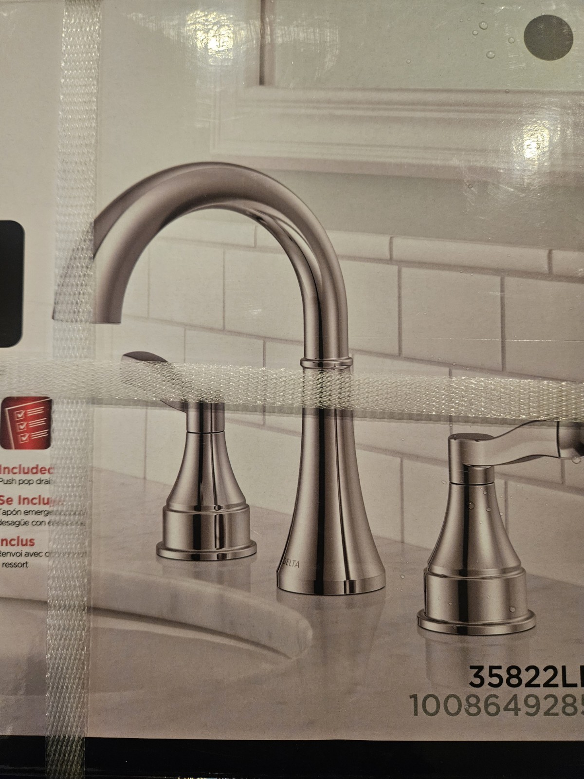 Delta Faryn 8 in. Widespread Double-Handle Bathroom Faucet in Polished Chrome gallery