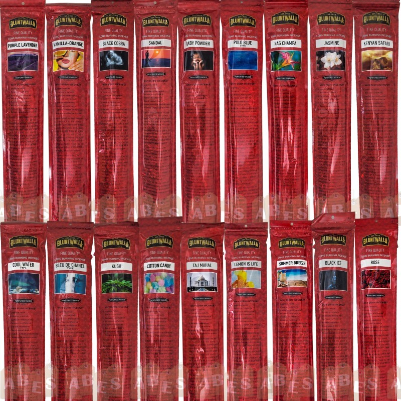 Bluntwalla Long 19" JUMBO Incense Sticks Air Freshener ~30ct Packs YOU CHOOSE gallery