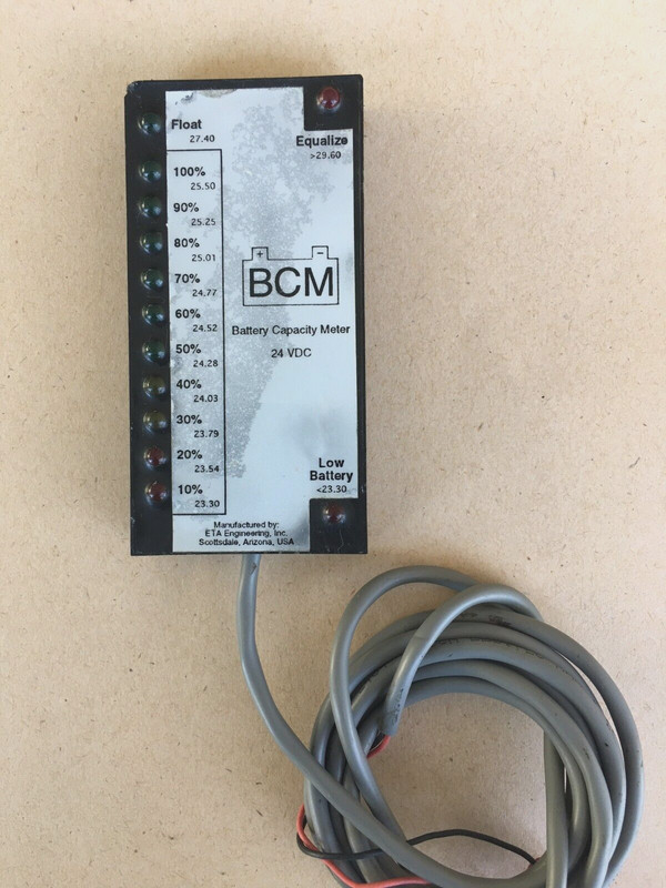 Battery Capacity Voltage Meter, 24 Volts - Free Shipping!!! gallery