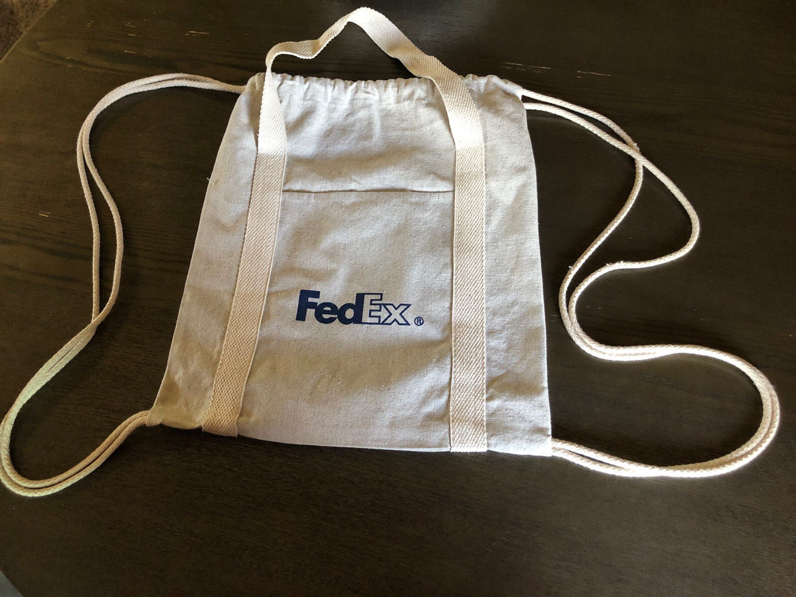FED-EX Canvas Backpack/tote Bag Unique