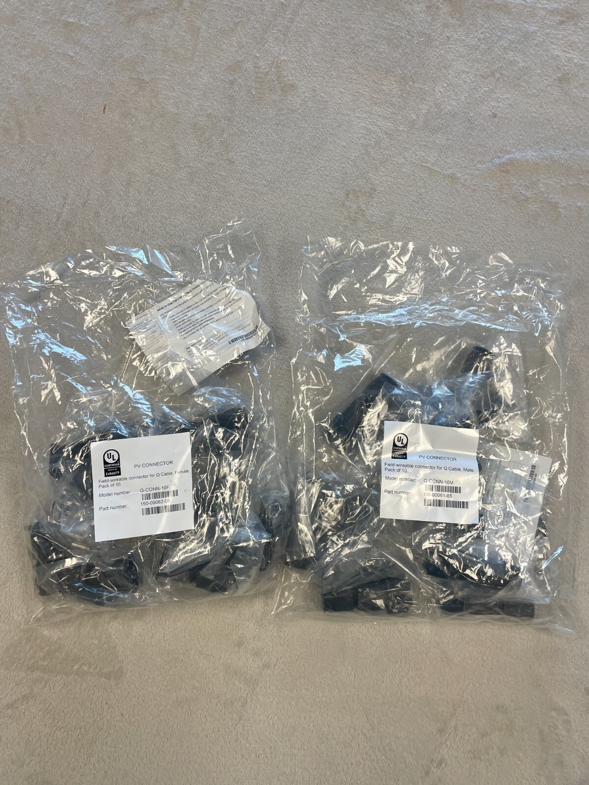 ENPHASE IQ INVERTER CABLE SPLICE KIT-BOTH (1)QTY Q-CONN-10M & (1)QTY Q-CONN-10F gallery