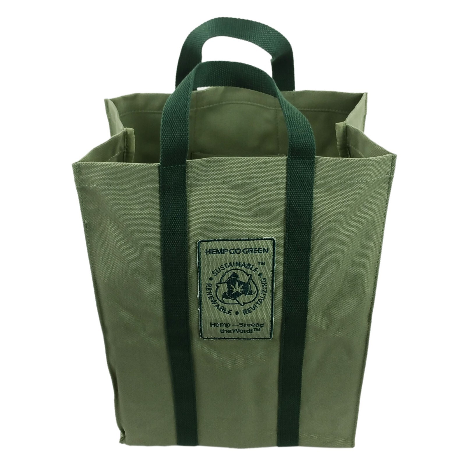 Hemp Go Green® 100% Hemp Canvas Heavy-Duty Washable Reusable Shopping Bag gallery