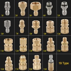 Quick Release Coupler Connector Fitting for High Pressure Washer Gun & Hose G1/4