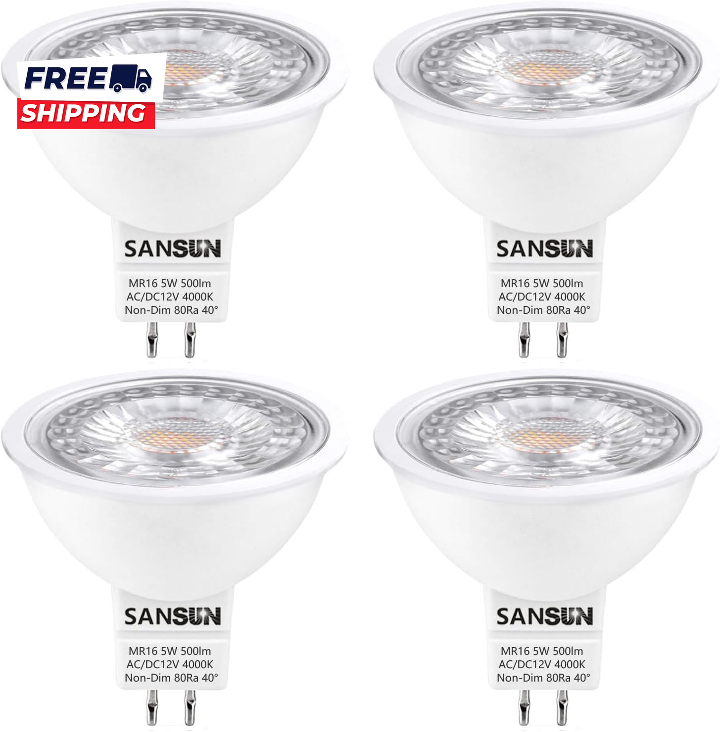 5W MR16 LED Landscape Light Bulbs Low Voltage 12V 50W Halogen Replacement gallery